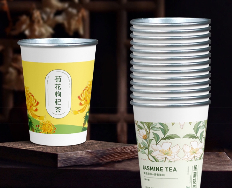 河南底部带茶叶纸杯定做